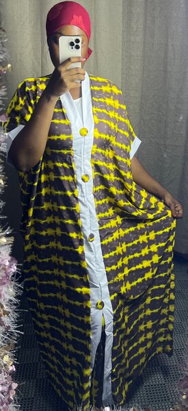Kimono africain femme grande taille