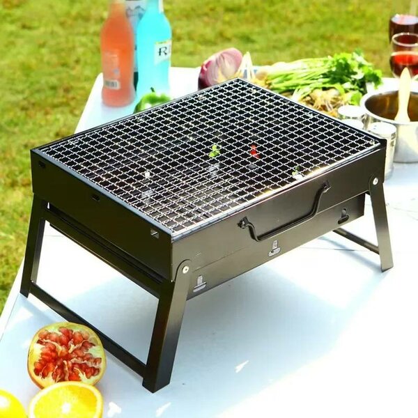 Barbecue portable grill pliant