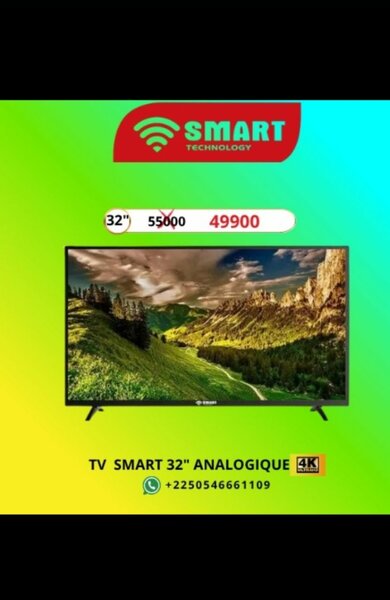 SMART TV 32" ..analogique..