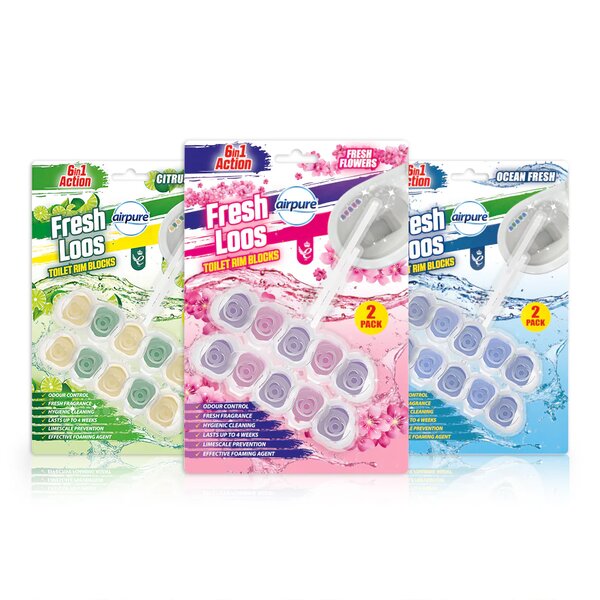 Airpure 2-in-1 toilet blocks