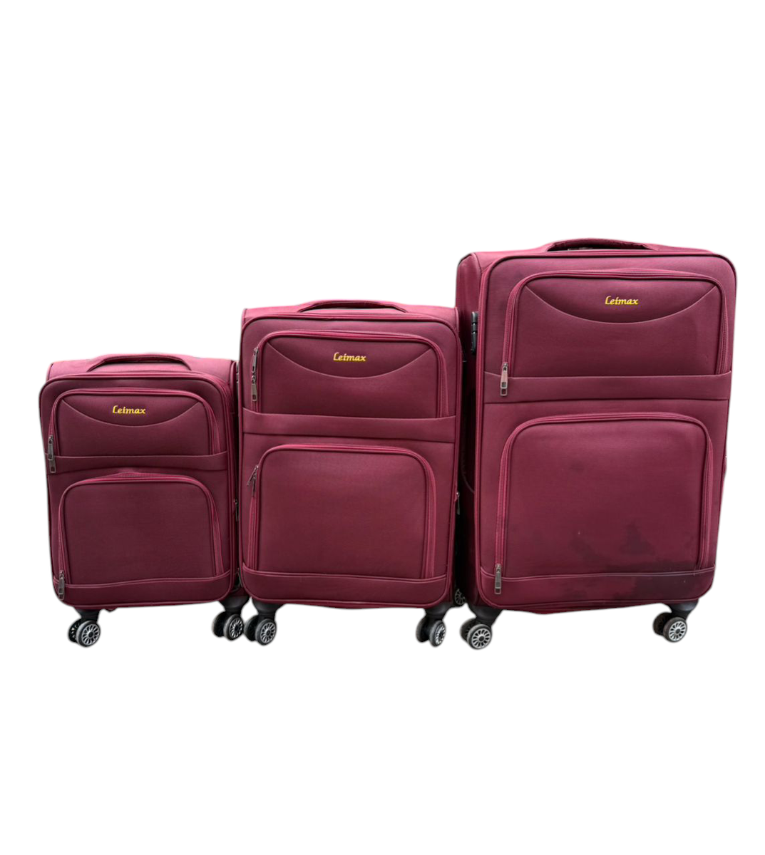 Set de valises 3 pièces à roulettes