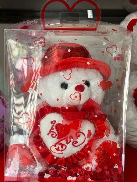 Ours en peluche avec fleurs