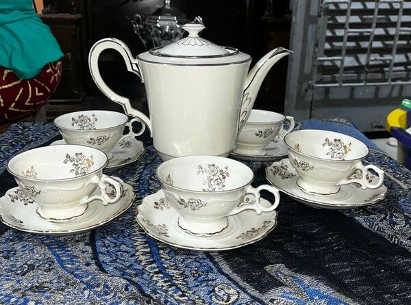 Service à thé élégant 6 pièces