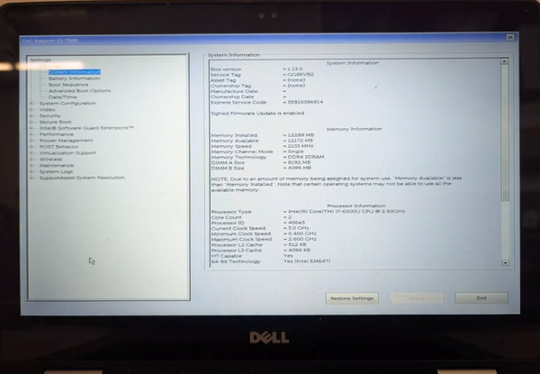 Dell Inspiron 13 7368