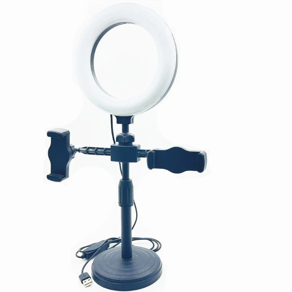 Lampe annulaire LED USB réglable