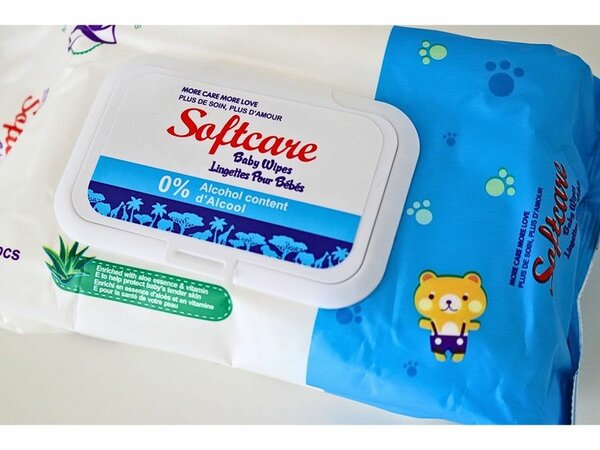 Lingettes Bébé Softcare Sans Alcool