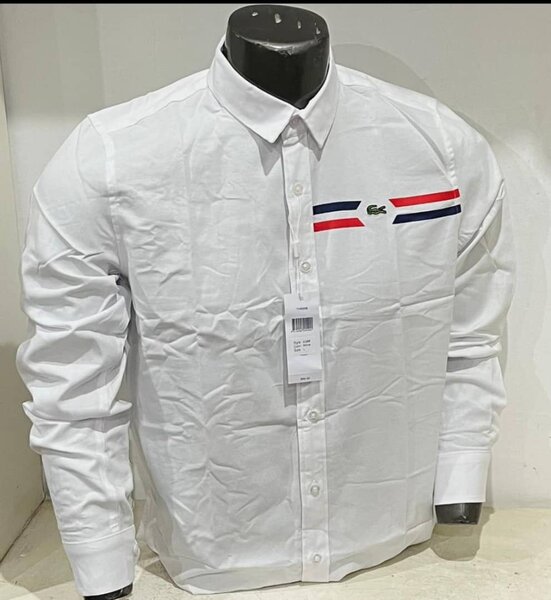 Chemise élégante blanche homme