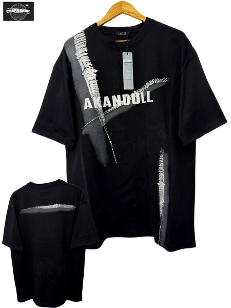 T-shirt Homme Design AKANDOLL Noir