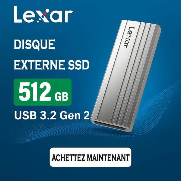 Lexar SSD Externe 512GB