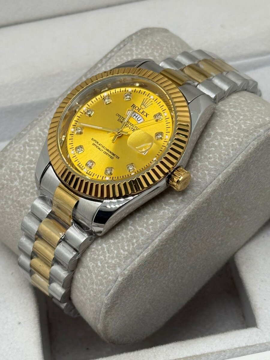 Montre Homme Luxe Dorée