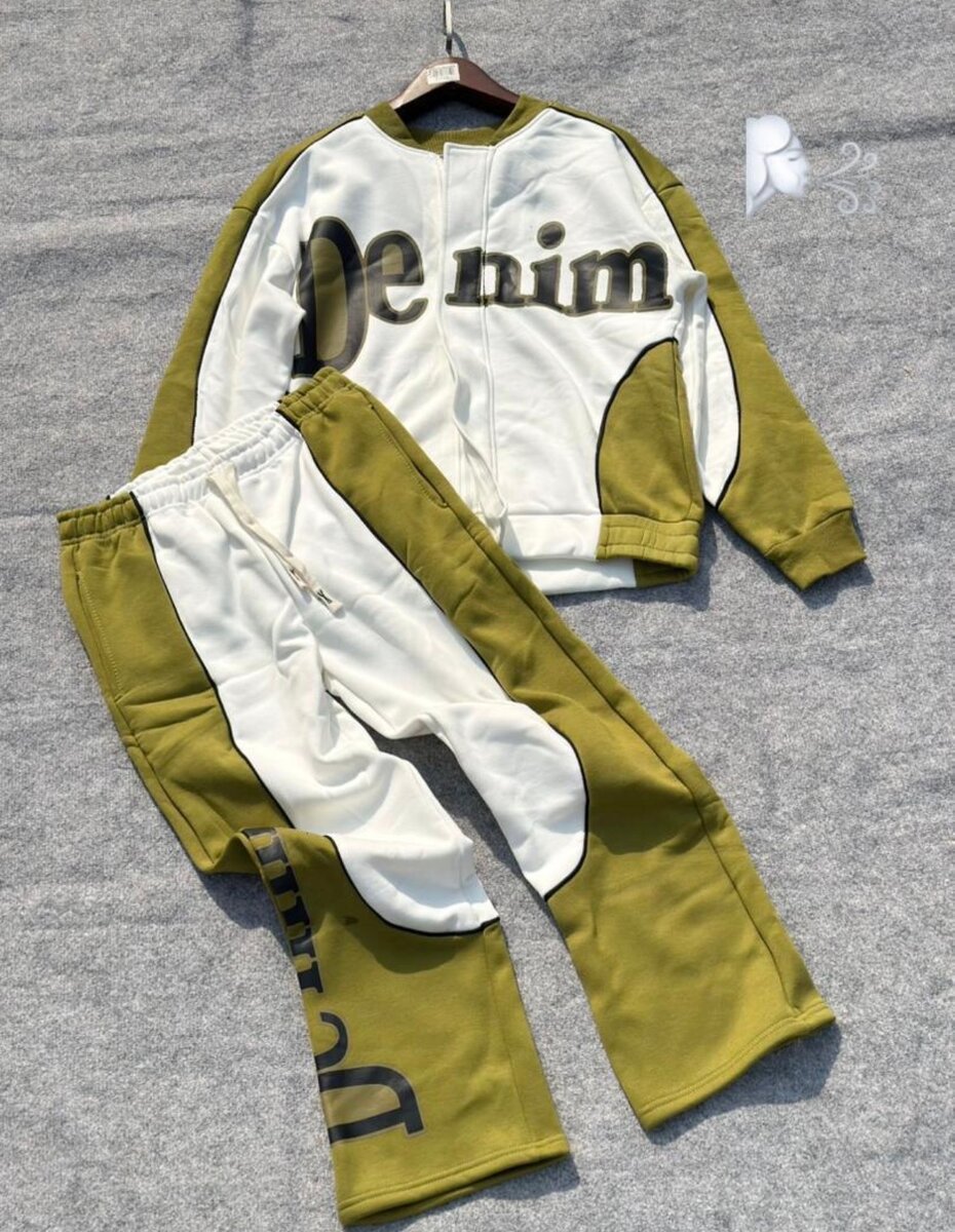 Ensemble survêtement Denim pour homme