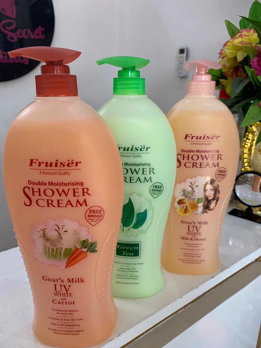 Frusiser shower cream