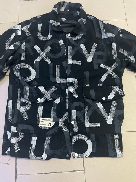 Chemise noire Promethean Fire pour homme