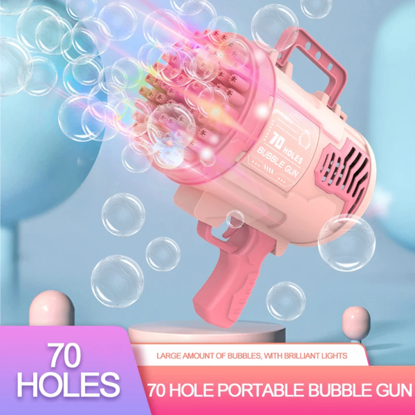 Pistolet à bulles 70 trous