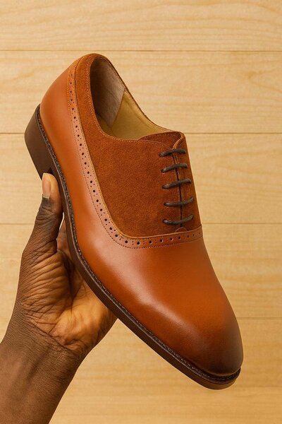 Chaussures Derby en cuir élégant