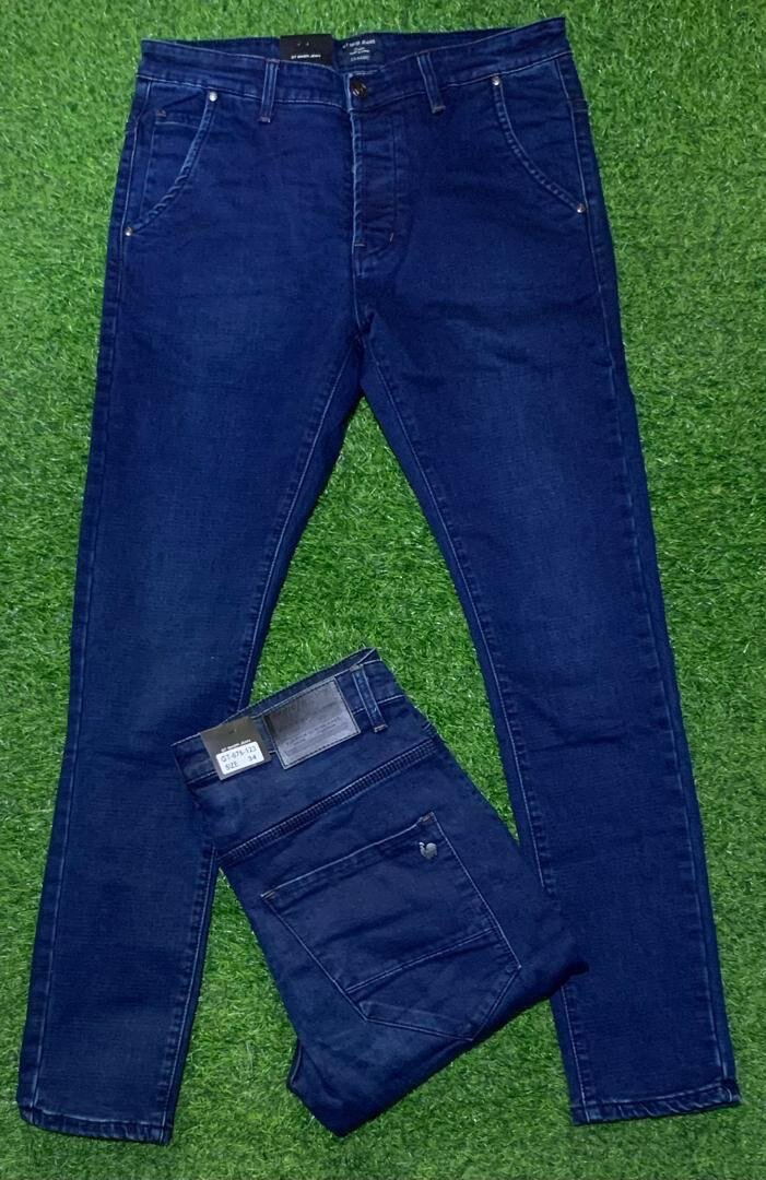 Blue jeans and black jeans