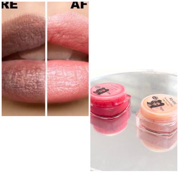 Permanent pink lip cream