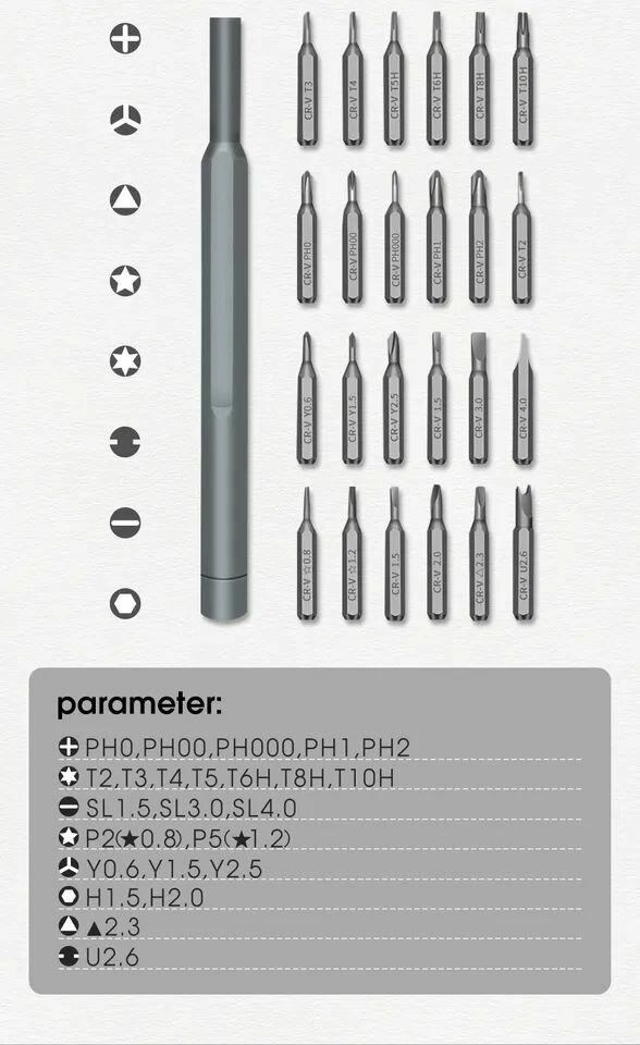25 in 1 Screwdriver Set