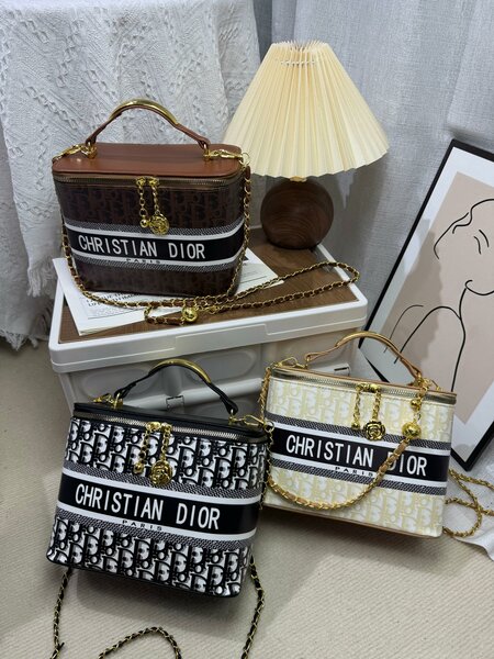 Sac à main Christian Dior en cuir