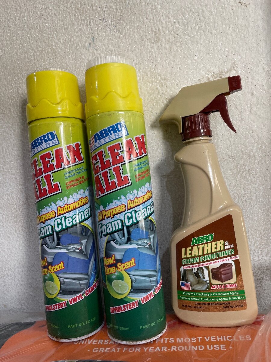 Produits de nettoyage auto