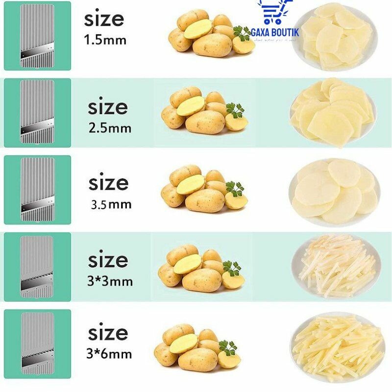 Mandoline Découpe Légumes Trancheuse Pomme de terre