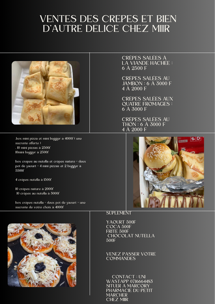 Assortiment de mini-pizzas fraîches