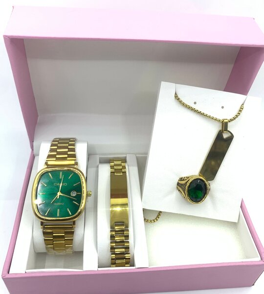 Ensemble Montre et Bijoux en Or