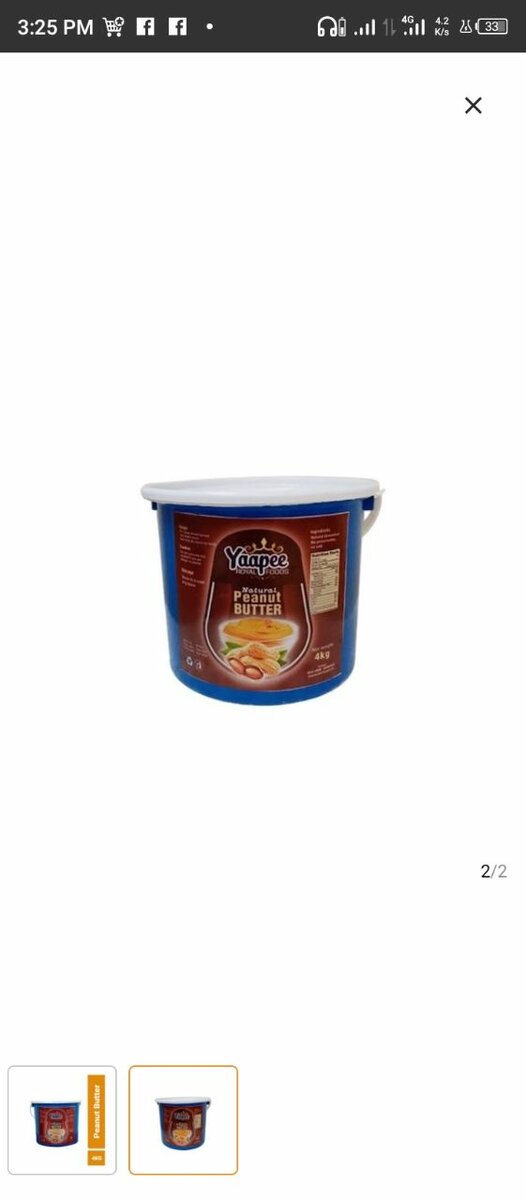 Peanut Butter 4kg Natural
