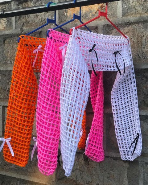 Boléro crochet coloré chic