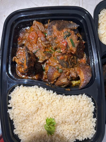 Escargot sauté et placali