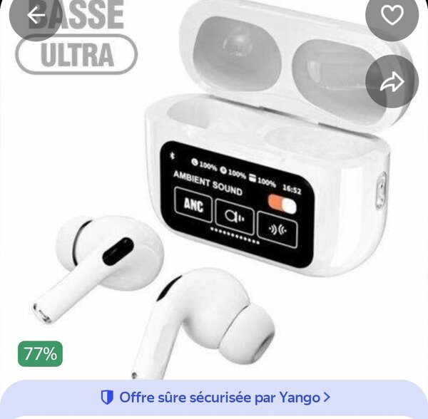 Écouteurs Sans Fil ANC