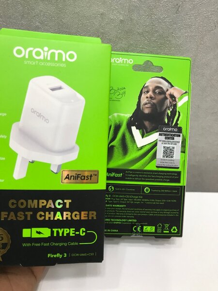 Oraimo type c charger