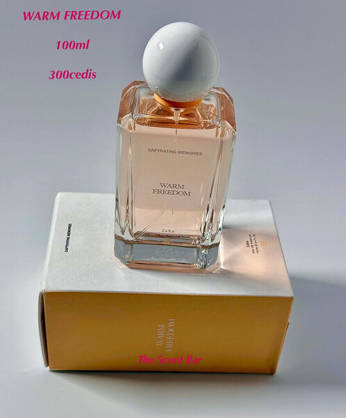 ZARA 100ml perfume Warm Freedom