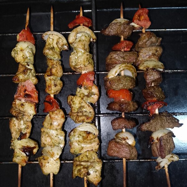 Brochettes variées savoureuses