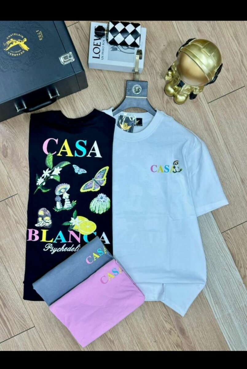 2 T-shirt CASA BLANCA unisex