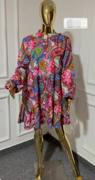 Robe bohème à imprimé floral