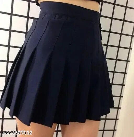 Jupe Plissée Évasée Femme