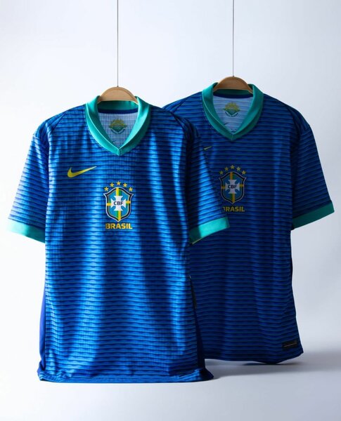 Maillot Équipe Brésil Bleu