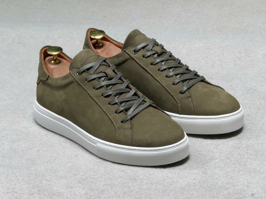 Baskets en cuir homme tendance