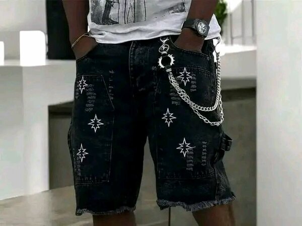 Jean cargo déchiré homme