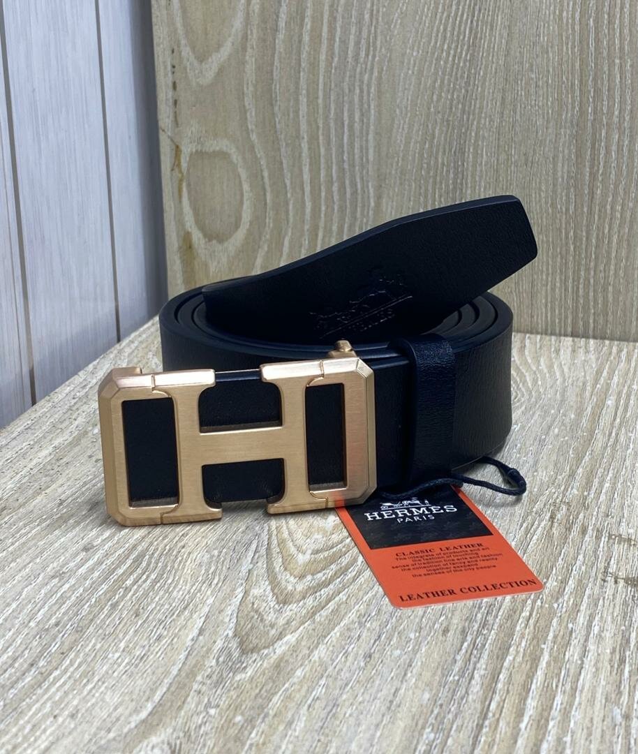 Ceinture en cuir classique pour hommes