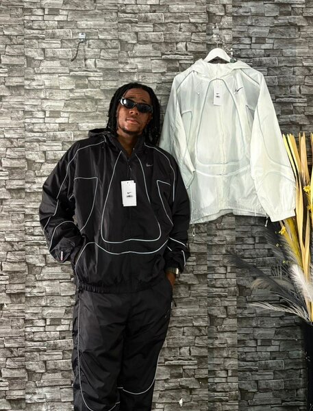 Veste coupe-vent sport unisexe