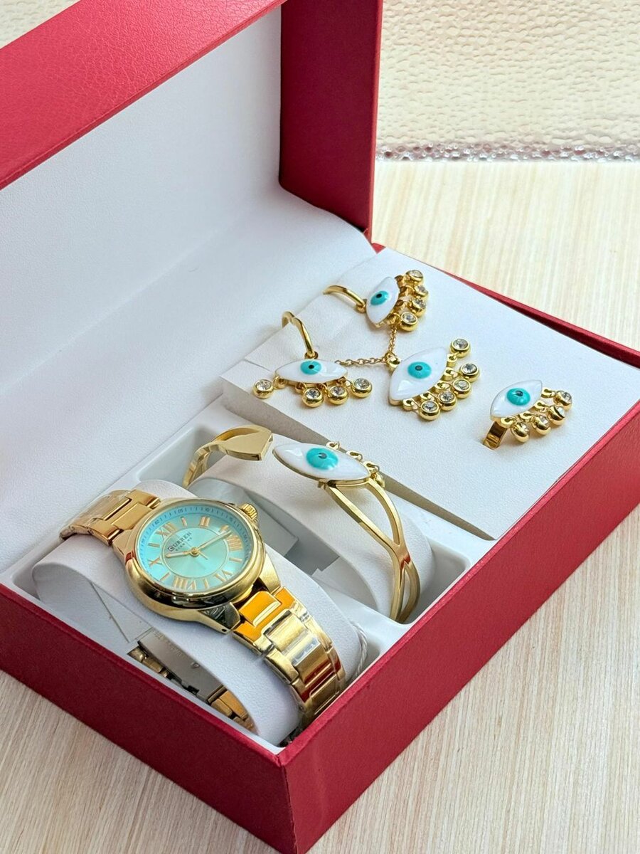 Ensemble Montre et Bijoux Élégant