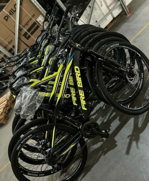 Vélo Fire Bird noir et jaune