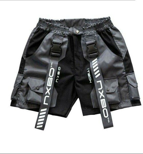 Short cargo NX80 noir pour homme