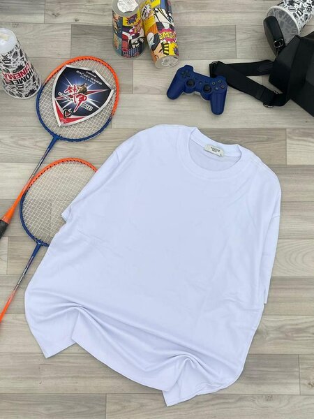 T-shirt unisexe blanc classique