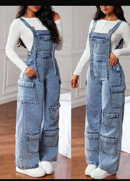 Jeans larges décontractés femme