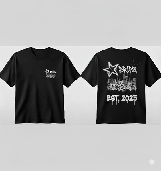 T-shirt graffiti Dripz