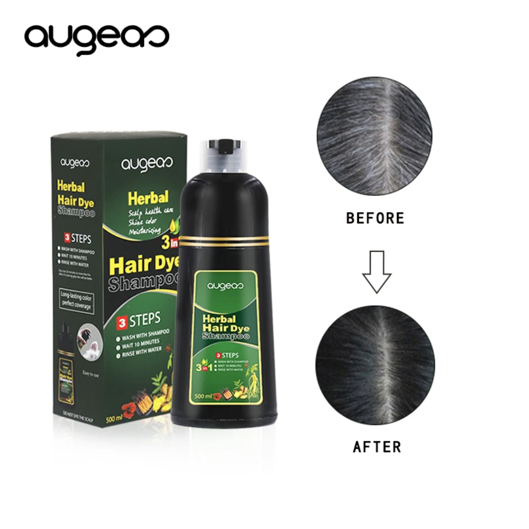 Shampooing Colorant Herbes 3-en-1