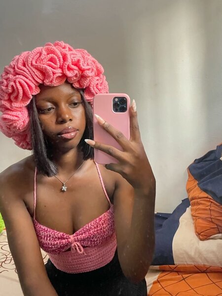 Chapeau bonnet crochet unique